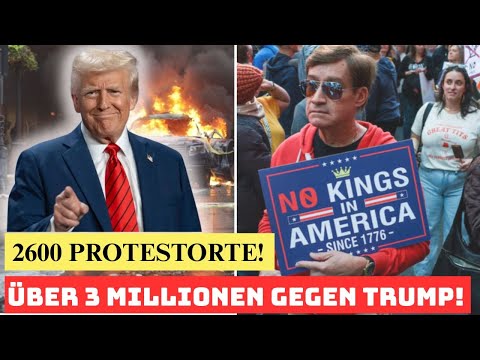Der Größte Protest Seit 40 Jahren: Trump Wird Beschuldigt, Amerika in ein Königreich zu Verwandeln!