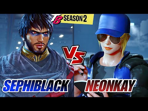 Tekken 8 ▰ SEPHIBLACK (Shaheen) vs NEONKAY (Lidia) 💥 Ranked Matches Replays