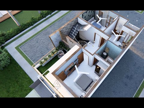 25x50 House Design 3D| #Shorts