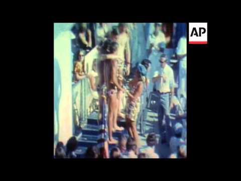 SYND 3 9 74 USA BEAT EAST GERMANY IN SWIMMING MEETING