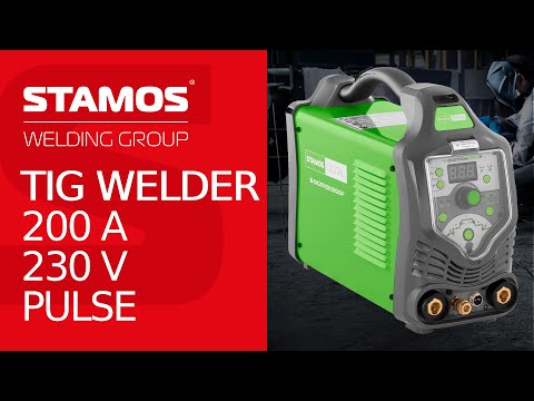 video - TIG-svets - 200 A - 230 V - puls - digital - 2/4-takt