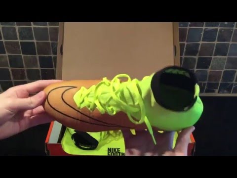 Mercurial Superfly 4 LTHR FG Volt/Canvas Unboxing