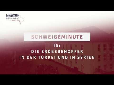 Schweigeminute für die Erdbebenopfer in der Türkei und in Syrien