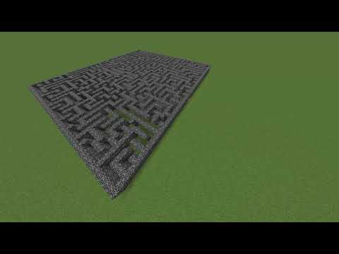 Attempting the impossible maze in Minecraft