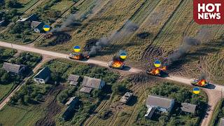Russia-Ukraine War: Counterattack Backfires! Russia Destroys Ukraine’s Tank Assault in Flames