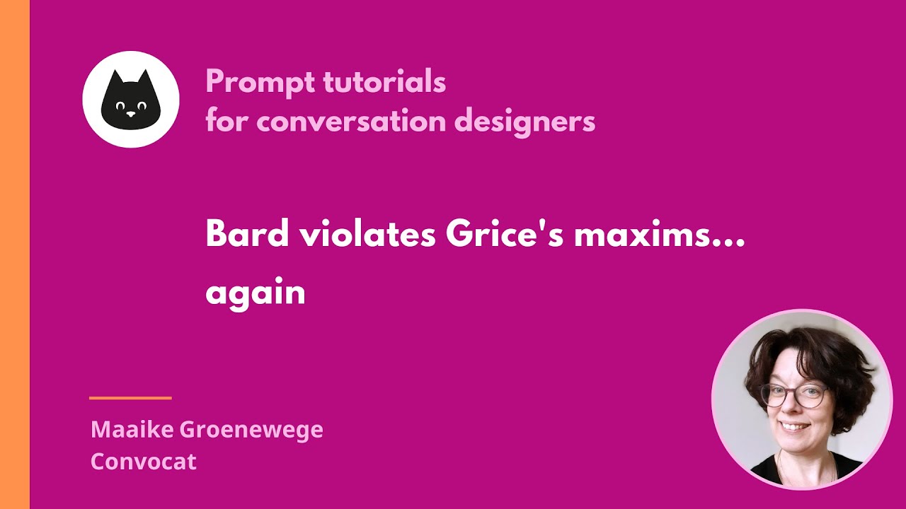Bard violates Grice's maxims...again