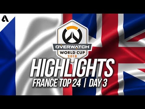 France vs United Kingdom | Overwatch World Cup 2018 Paris Qualifier Day 3