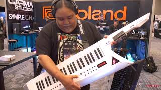 Video thumbnail for Pitbull Audio First Look - Roland AX-Edge | Synthplex 2019 by Pitbull Audio