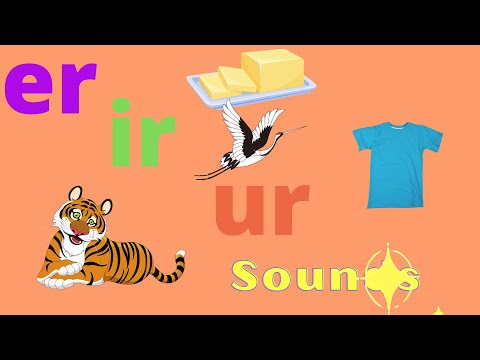 ESL: Learning Phonics I R-Controlled Vowels I er, ir, ur #abcd #phonics
