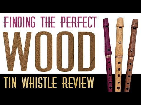 Trying Three Wooden Whistles from Harmony Flutes - (Purple Heartwood Tin Whistle Review)