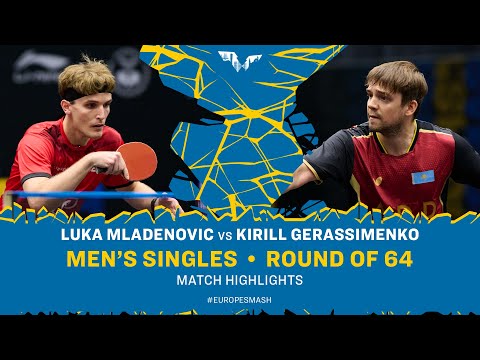 Luka Mladenovic vs Kirill Gerassimenko | MS R64 | #EuropeSmash 2025