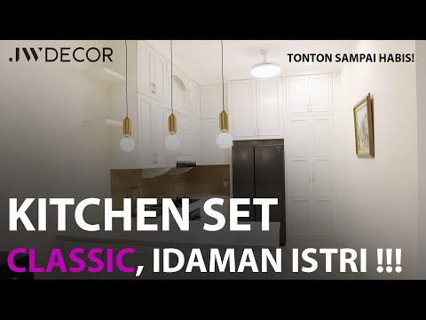 Project Cluster Volta, Gading Serpong - Pemasangan KITCHEN SET, AMERICAN CLASSIC WHITE DUCO,INTERIOR