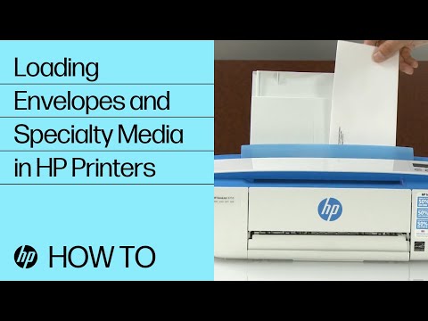Loading Envelopes and Specialty Media in HP Printers | HP Printers | HP Support