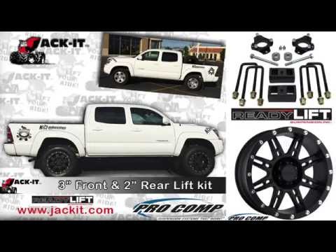 Toyota Tacoma 3" Front/2" Rear ReadyLift Kit and Pro Comp Wheels