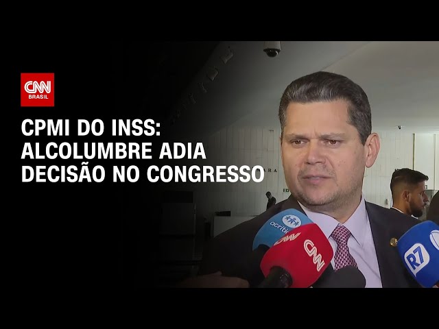 Alcolumbre marca sessão do Congresso em junho sobre CPMI do INSS | CNN 360°