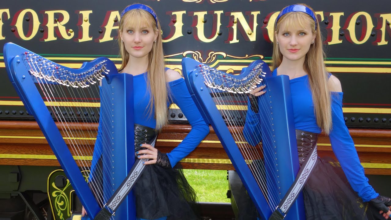 OZZY OSBOURNE - Crazy Train (Harp Twins) Electric HARP METAL - YouTube