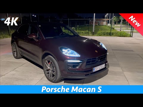 Porsche Macan S 2023 – ERSTER Blick auf die Nacht in 4K (Außen – Innen)