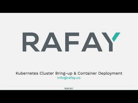 Kubernetes Cluster Bring-up & Container Deployment