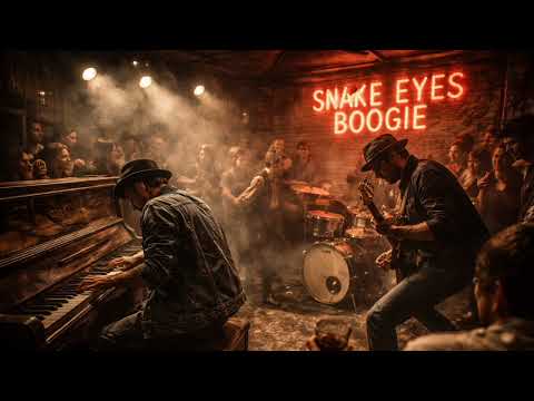 'Snake Eyes Boogie' - Fast High-Energy Boogie Woogie | Pounding Piano & Blues Guitar