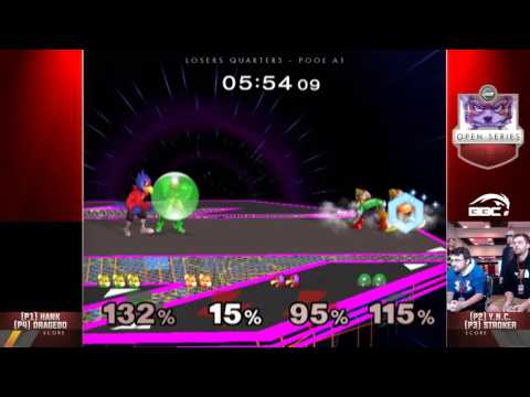 UGC Smash Open - Hank & Dragedo (Fox,Samus) vs. Y.N.C. & Stroker (Fox,Falco) - SSBM - Doubles, Pools