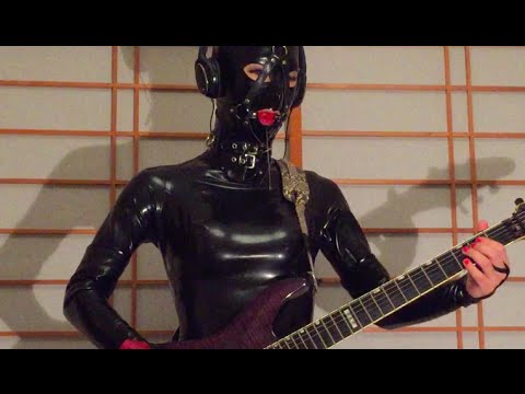 METALLICA - Master of Puppets (Guitar cover by Latex puppet with ball gag ver)