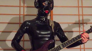 METALLICA - Master of Puppets (Guitar cover by Latex puppet with ball gag ver)