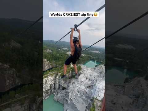 WORLDS CRAZIEST ZIPLINE😳