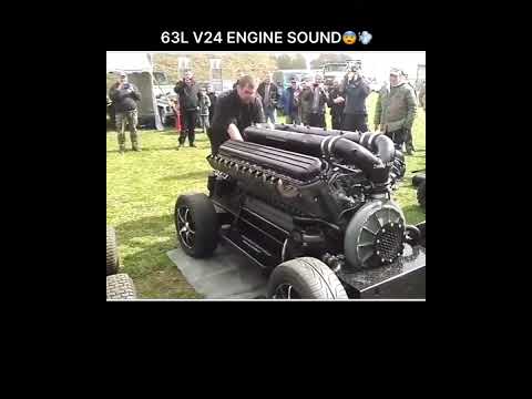 63L V24 Engine Sound 😯😱 #trending #viralvideo #ytviral #v24 #engine