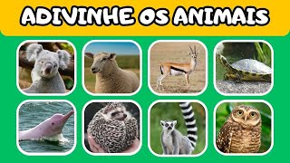 QUAL O NOME? 🤔 VERSÃO ANIMAIS 🐺🦁🐨🫎🦍ADIVINHE O ANIMAL EM 3 SEGUNDOS 🐑🐫🦔🦫🐳🦑 PARECE FÁCIL, MAS NÃO É!
