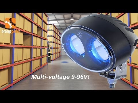 Blue Safety Led Light 12-96 VOLT ORANGEPARTS®