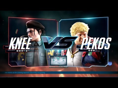 EVO2017 - Knee (Dragunov) vs Pekos (Bob/King) - Tekken 7 World Tour