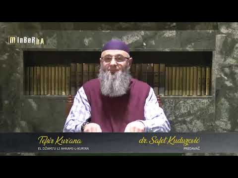 Allah nije zadovoljan sa svakom svojom odredbom_dr. Safet Kuduzović