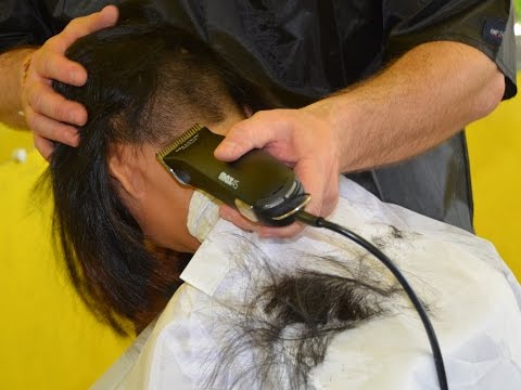 Barbershop girl buzzcut