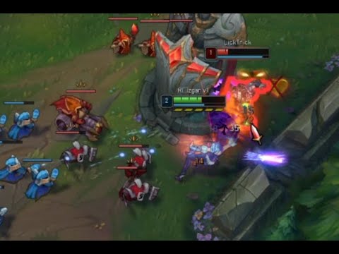 İrelia lvl 1 dive vs Kassadin