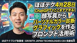 ほぼテク #875｜プロ顔負けの「パーソナルカラー診断グラフィック」をAIで作る魔法のプロンプト