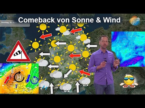 Sun and wind are making a comeback! March continues on its record-breaking course! Current weathe...