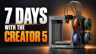 7 Days With the Flashforge Creator 5—My experience !!