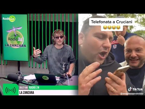 Il video della telefonata da Napoli  - La Zanzara 25.4.2023