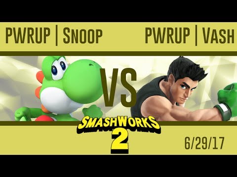PWRUP | Snoop (Yoshi) vs PWRUP | Vash (Little Mac) - Wii U - SmashWorks 2