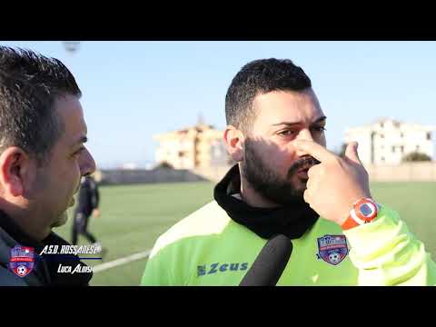 Intervista PRE - PARTITA ⚽ASD Rossanese: Luca Aloisi 3/01/2020