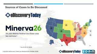 Important eDiscovery Case Law Decisions for October 2025