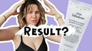 Tone my brassy hair at home with EVO Fabuloso | BEFORE & AFTER