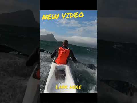 Don’t be alarmed! Zach stands in the ski🦈🌊😝#shorts #surfski #shark