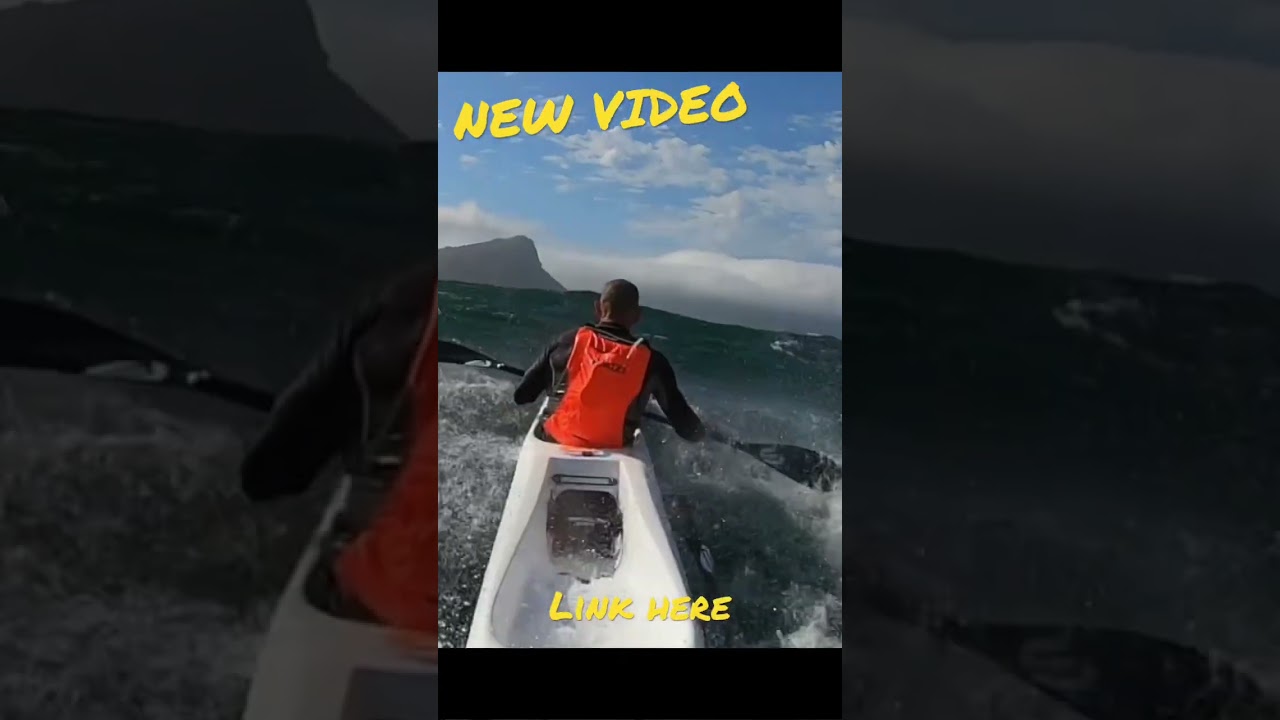 Don’t be alarmed! Zach stands in the ski🦈🌊😝#shorts #surfski #shark