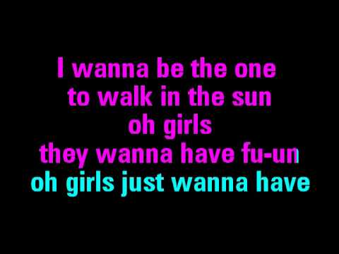 Girls Just Want to Have Fun Cyndi Lauper Karaoke - You Sing The Hits