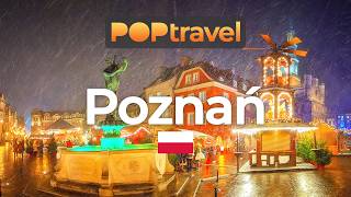 POZNAN, Poland 🇵🇱 - Snow and Winter Magic - 4K HDR with captions