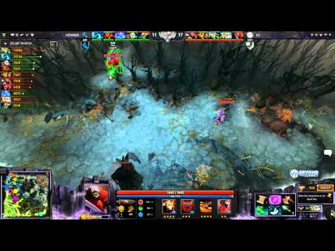 Newbee vs iG - Game 3 (ECL Winter 2014 - Grand Final) - GoDz & WinteR