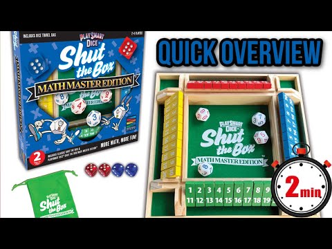 Shut the Box Mathmaster Edition Quick Overview