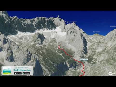 4 Wege auf die Zugspitze und Höllental (by RealityMaps)