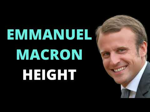 Emanuel Macron Height